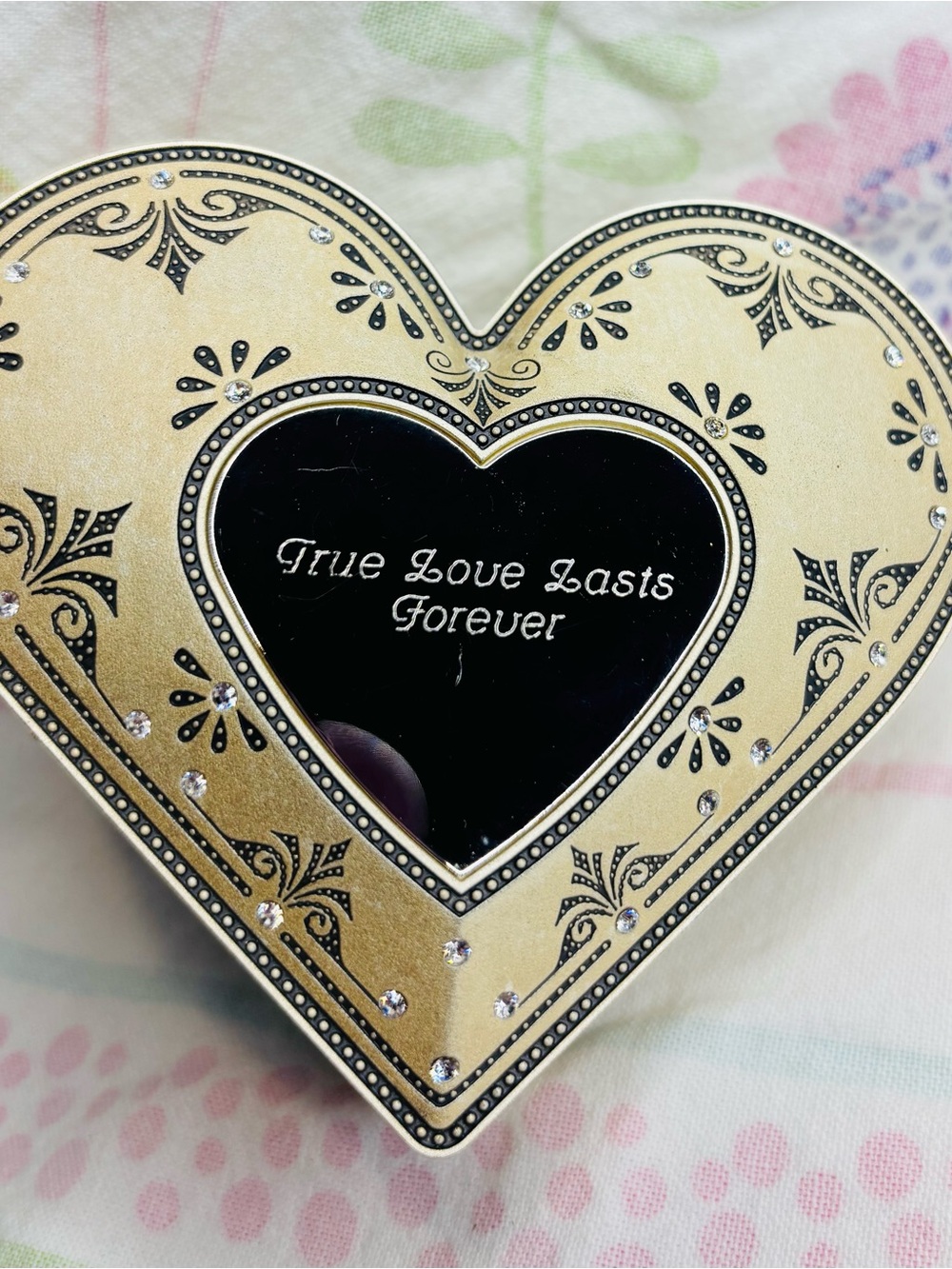 Heart Trinket Box with Swarovski Crystal